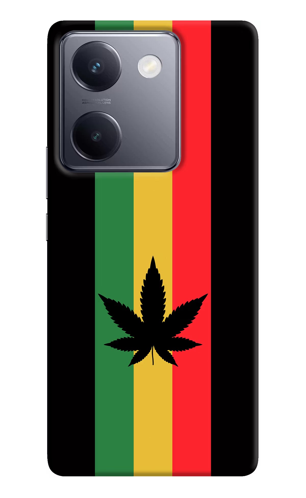 Weed Flag Vivo Y200 Pro Hard Case Back Cover by Casekaro