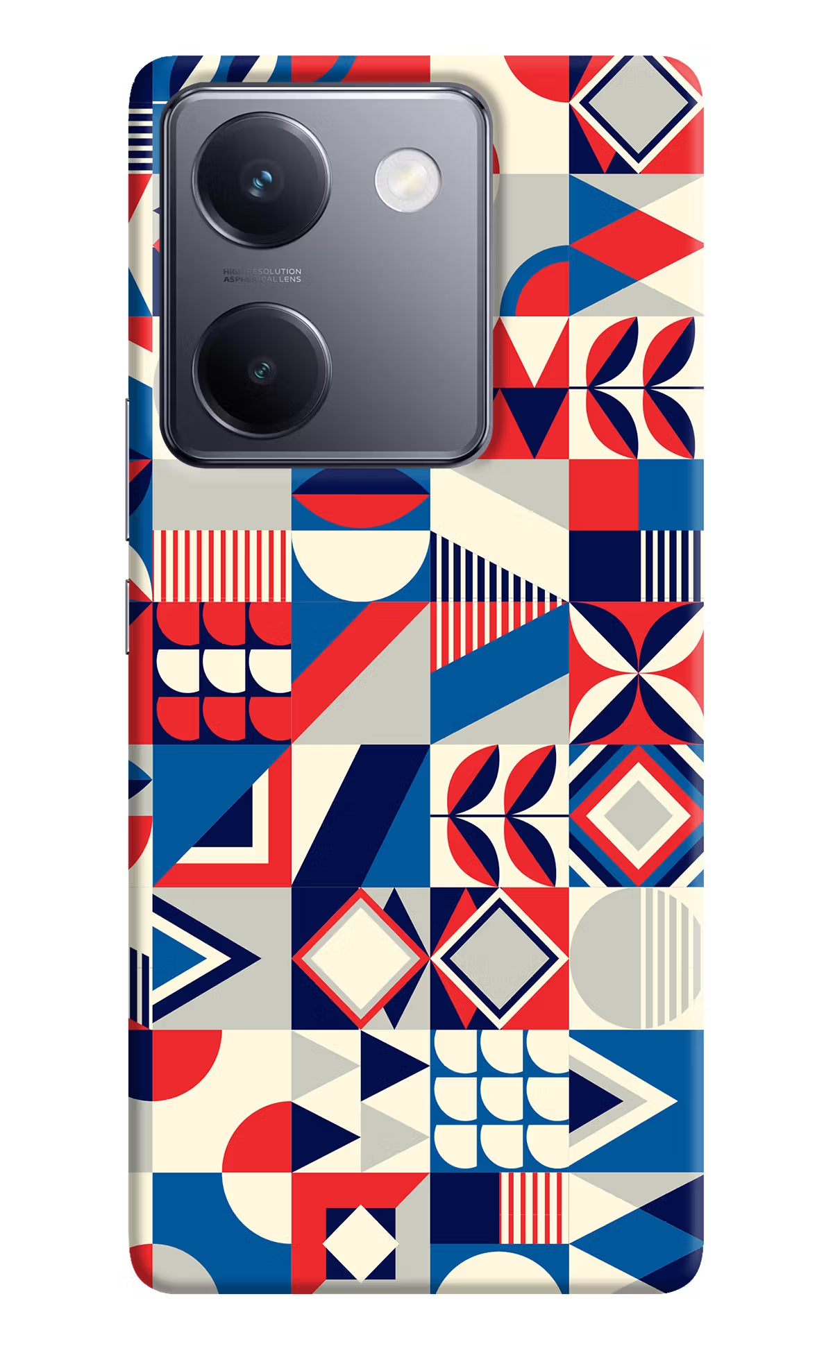 Colorful Pattern Vivo Y200 Pro Hard Case Back Cover by Casekaro