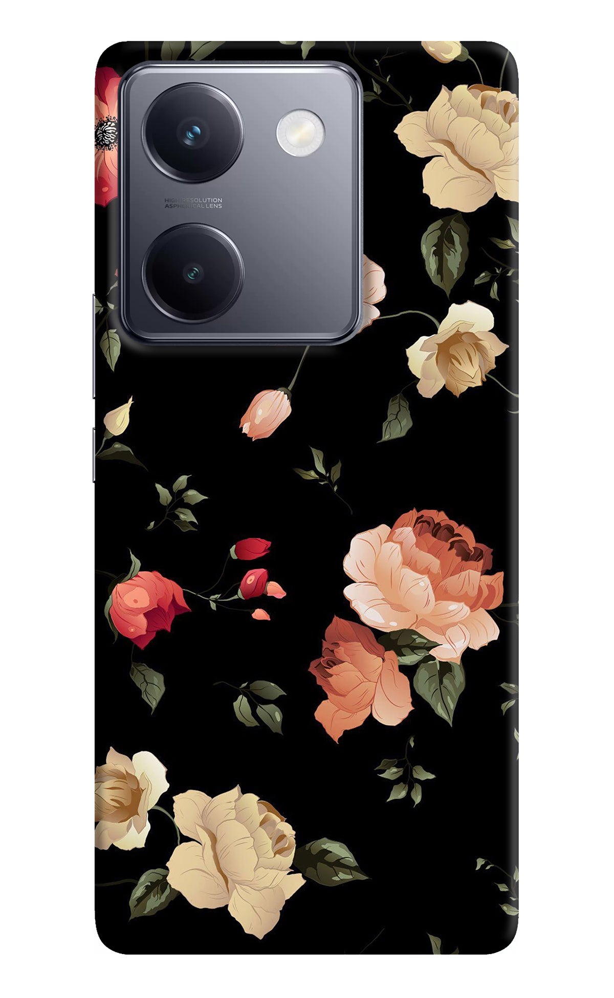 Flowers Vivo Y200 Pro Back Cover