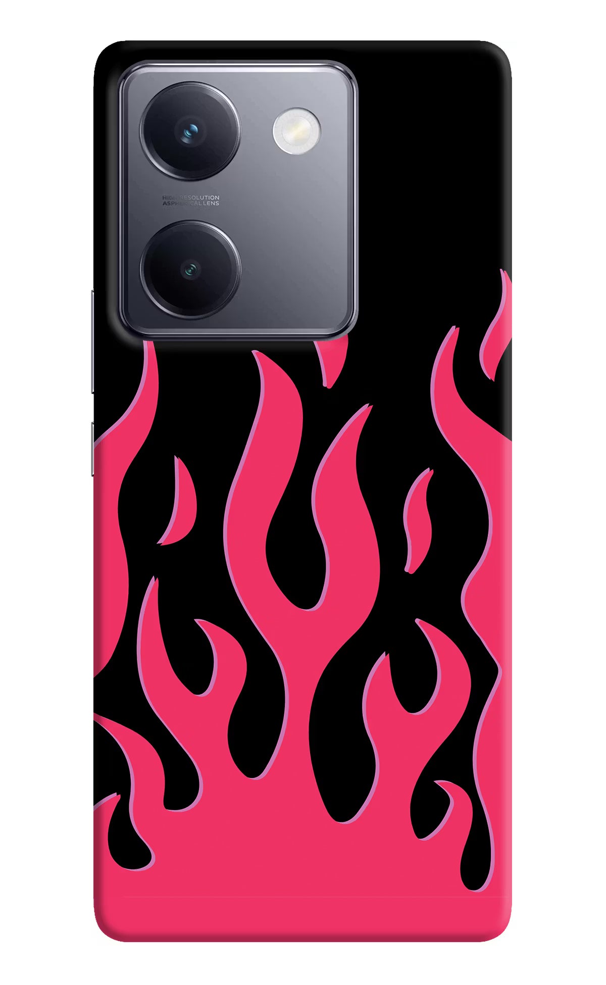 Fire Flames Vivo Y200 Pro Hard Case Back Cover by Casekaro