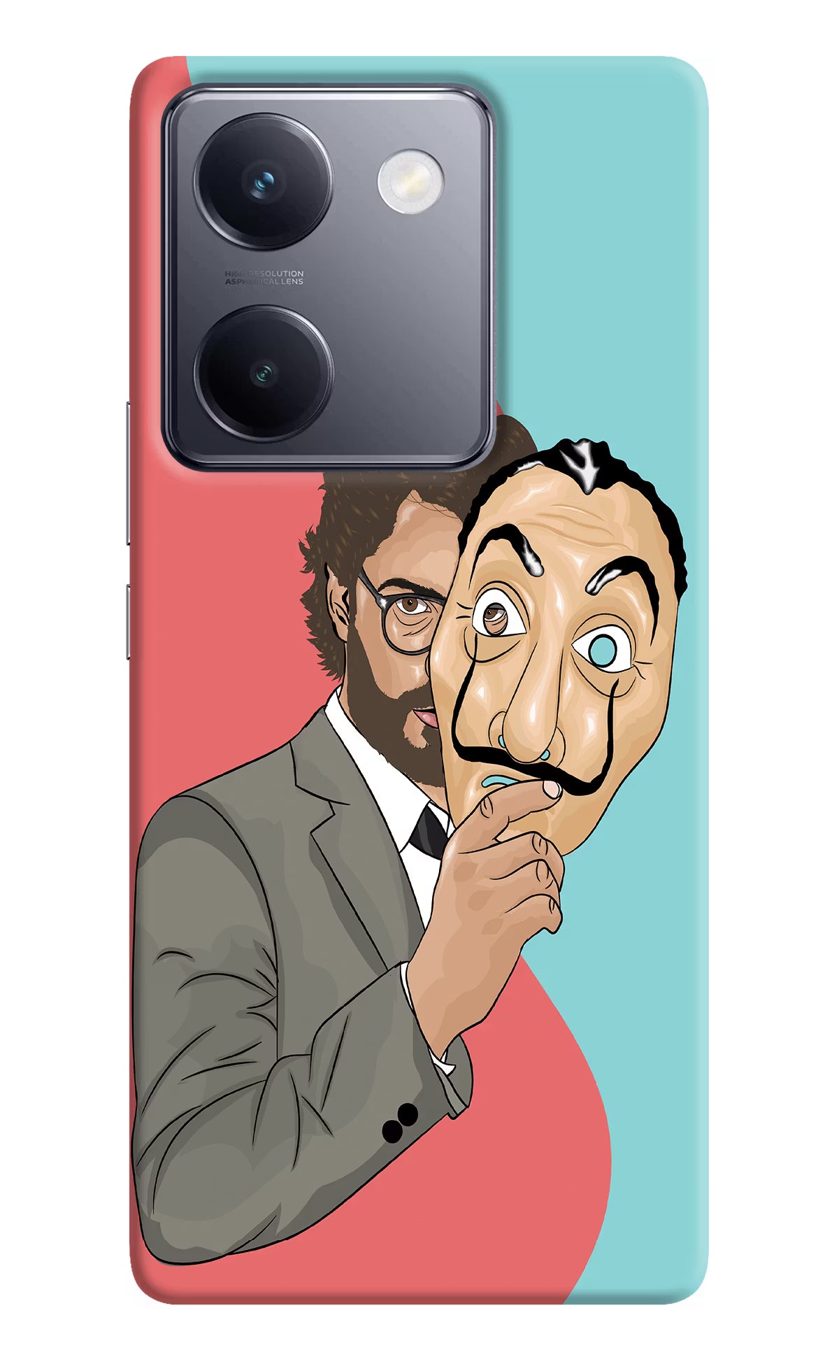 Professor Vivo Y200 Pro Hard Case Back Cover by Casekaro