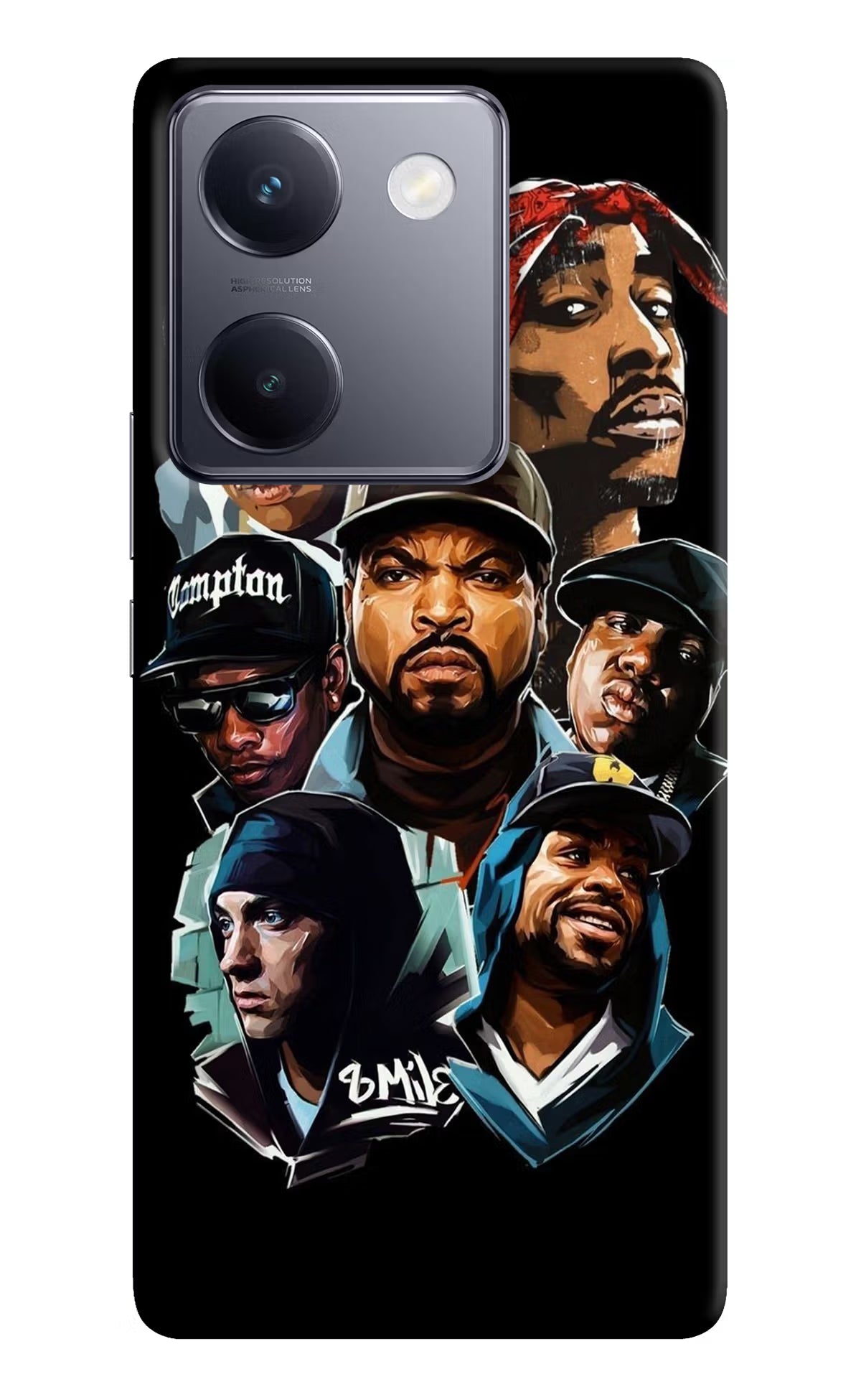 Rappers Vivo Y200 Pro Hard Case Back Cover by Casekaro