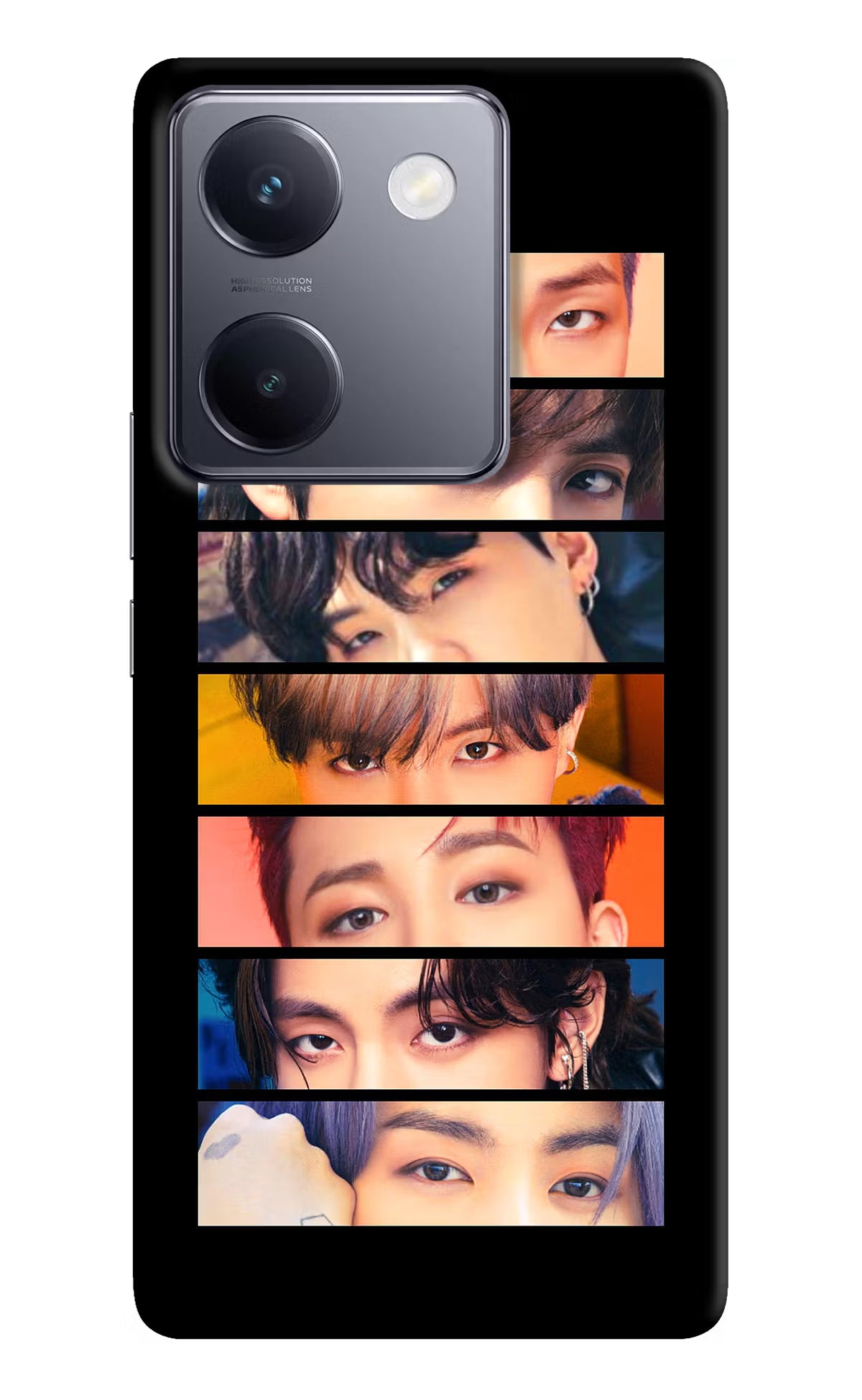 BTS Eyes Vivo Y200 Pro Hard Case Back Cover by Casekaro
