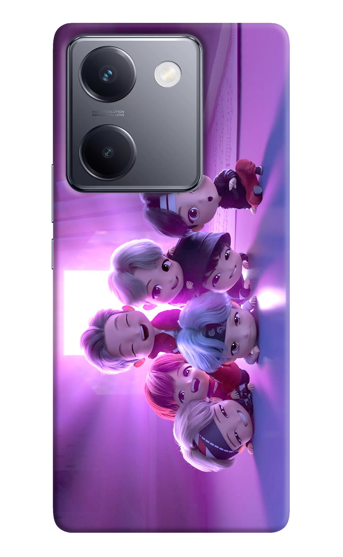 BTS Chibi Vivo Y200 Pro Back Cover