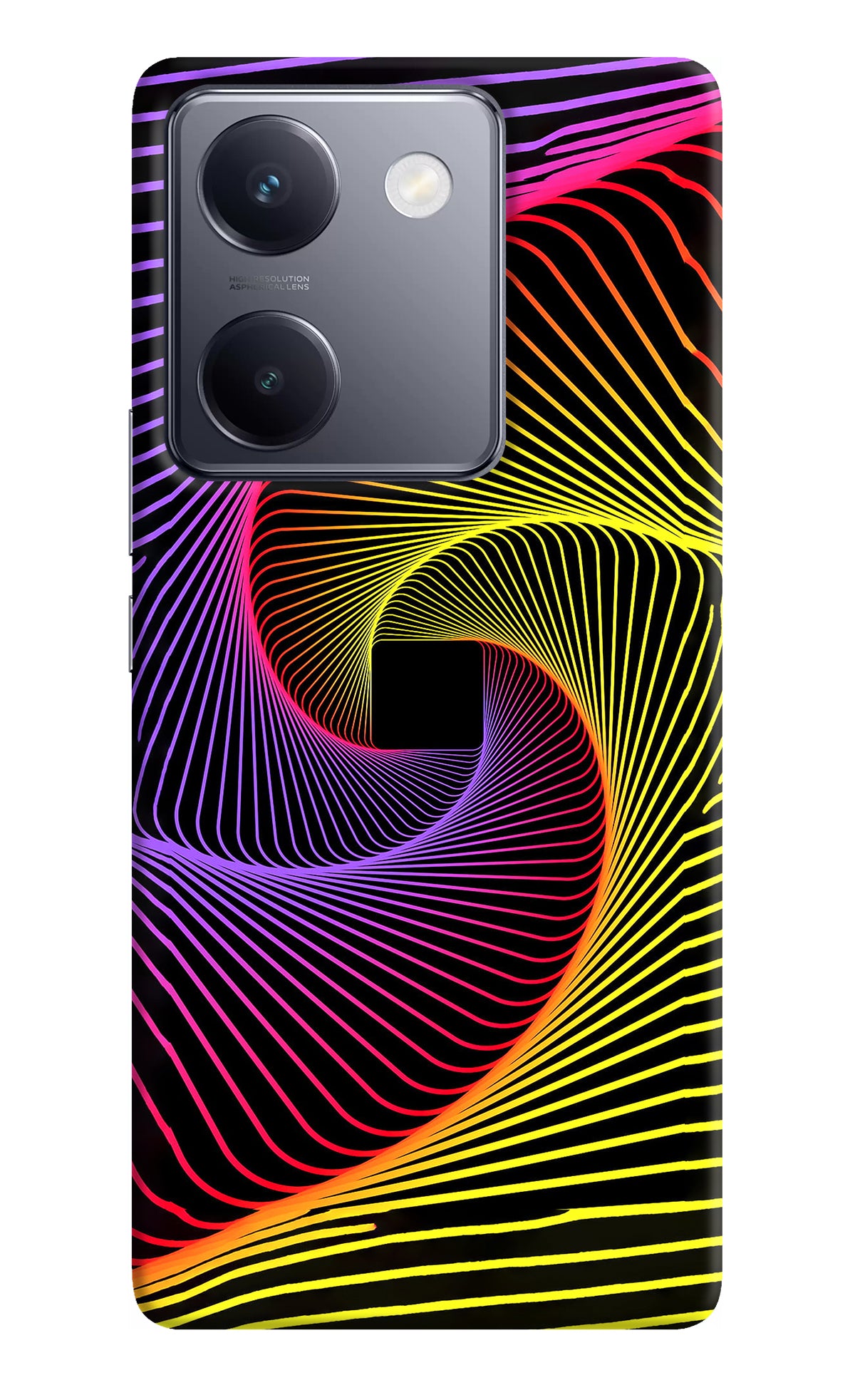 Colorful Strings Vivo Y200 Pro Back Cover