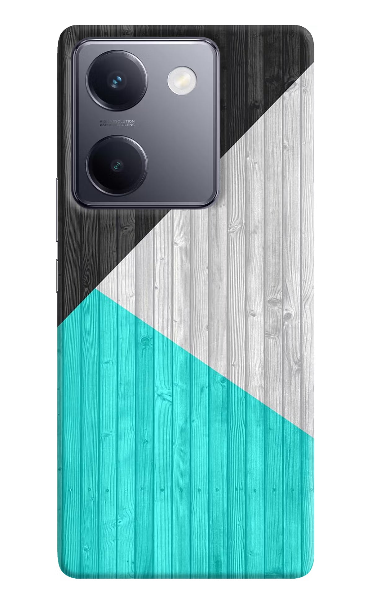 Wooden Abstract Vivo Y200 Pro Hard Case Back Cover by Casekaro