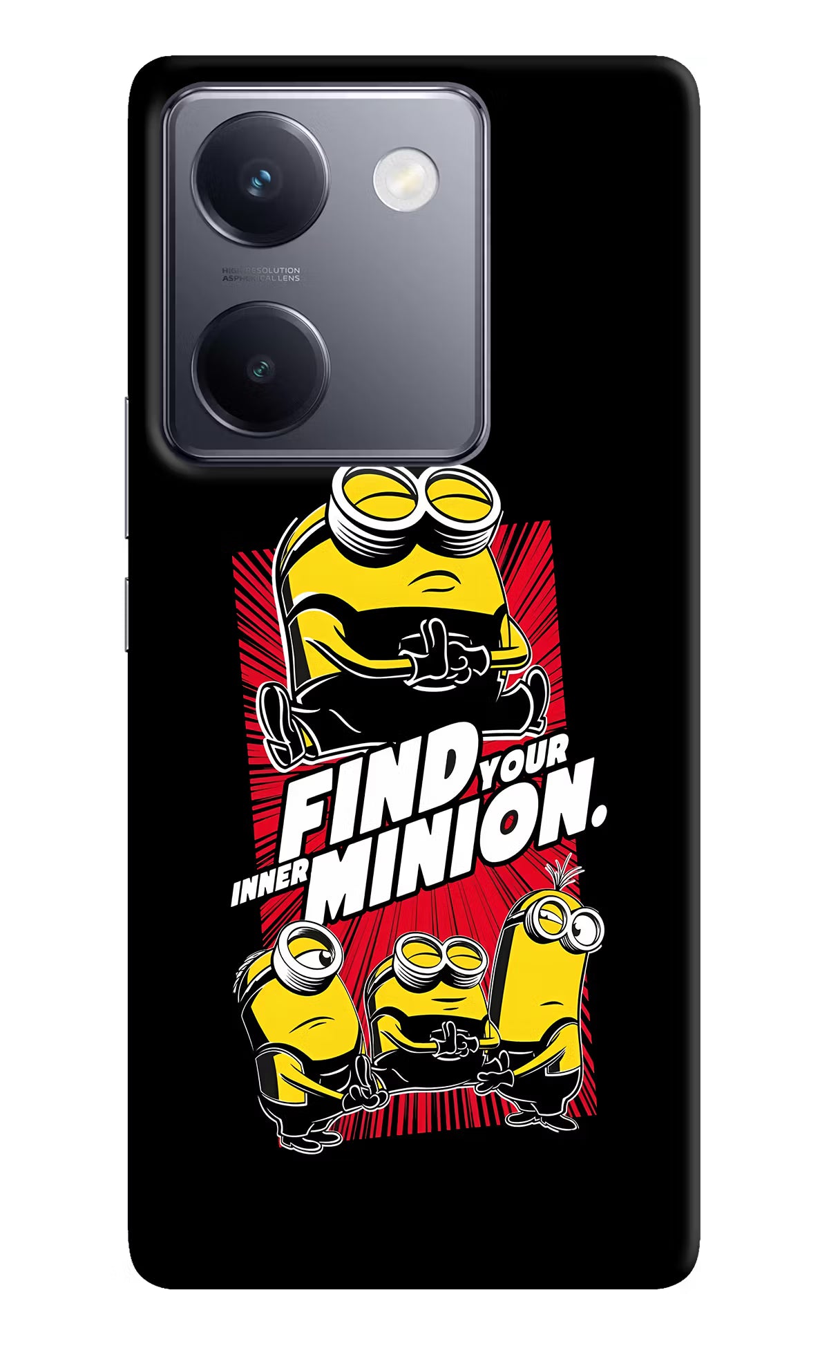 Find your inner Minion Vivo Y200 Pro Hard Case Back Cover by Casekaro