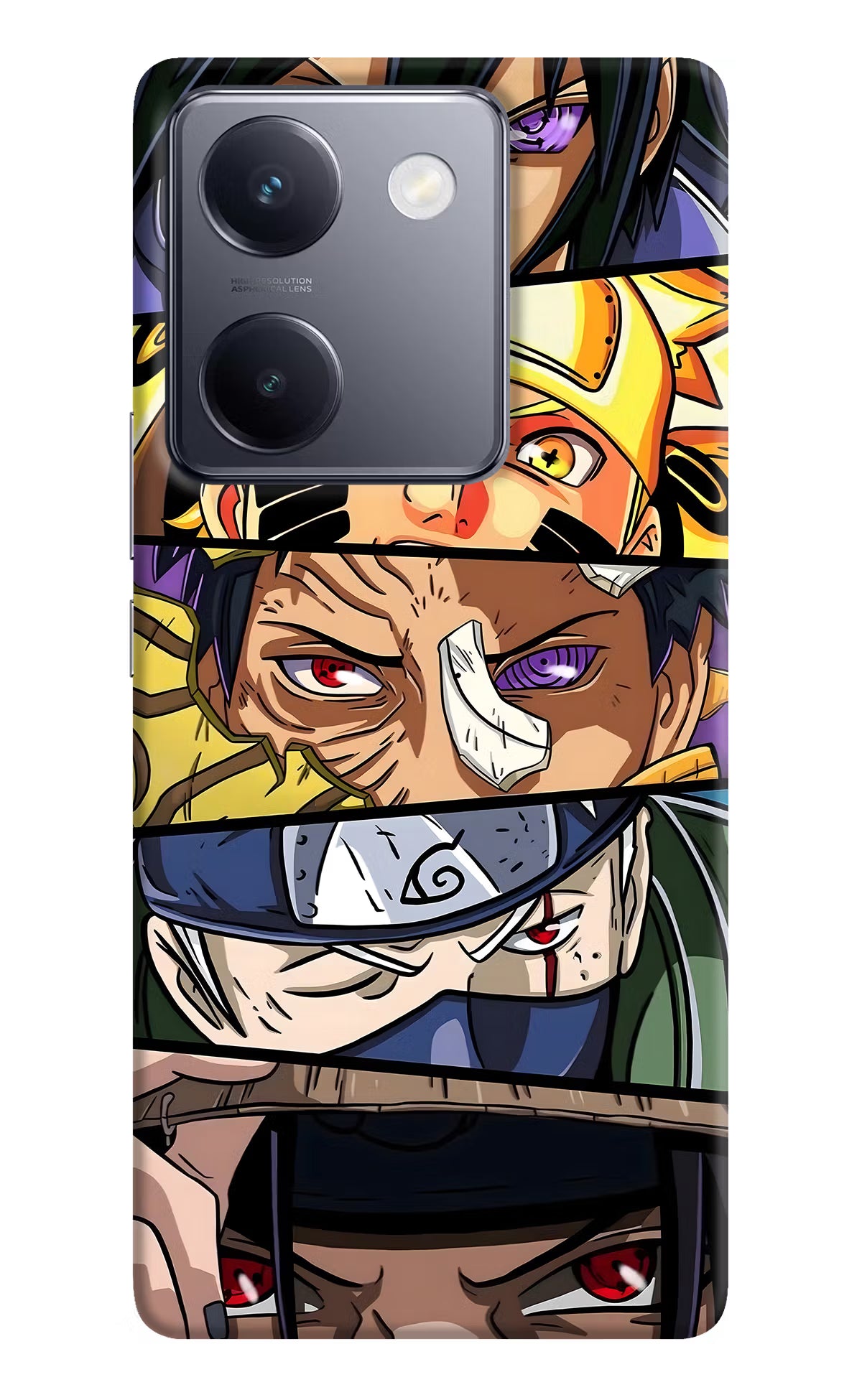 Naruto Character Vivo Y200 Pro Hard Case Back Cover by Casekaro
