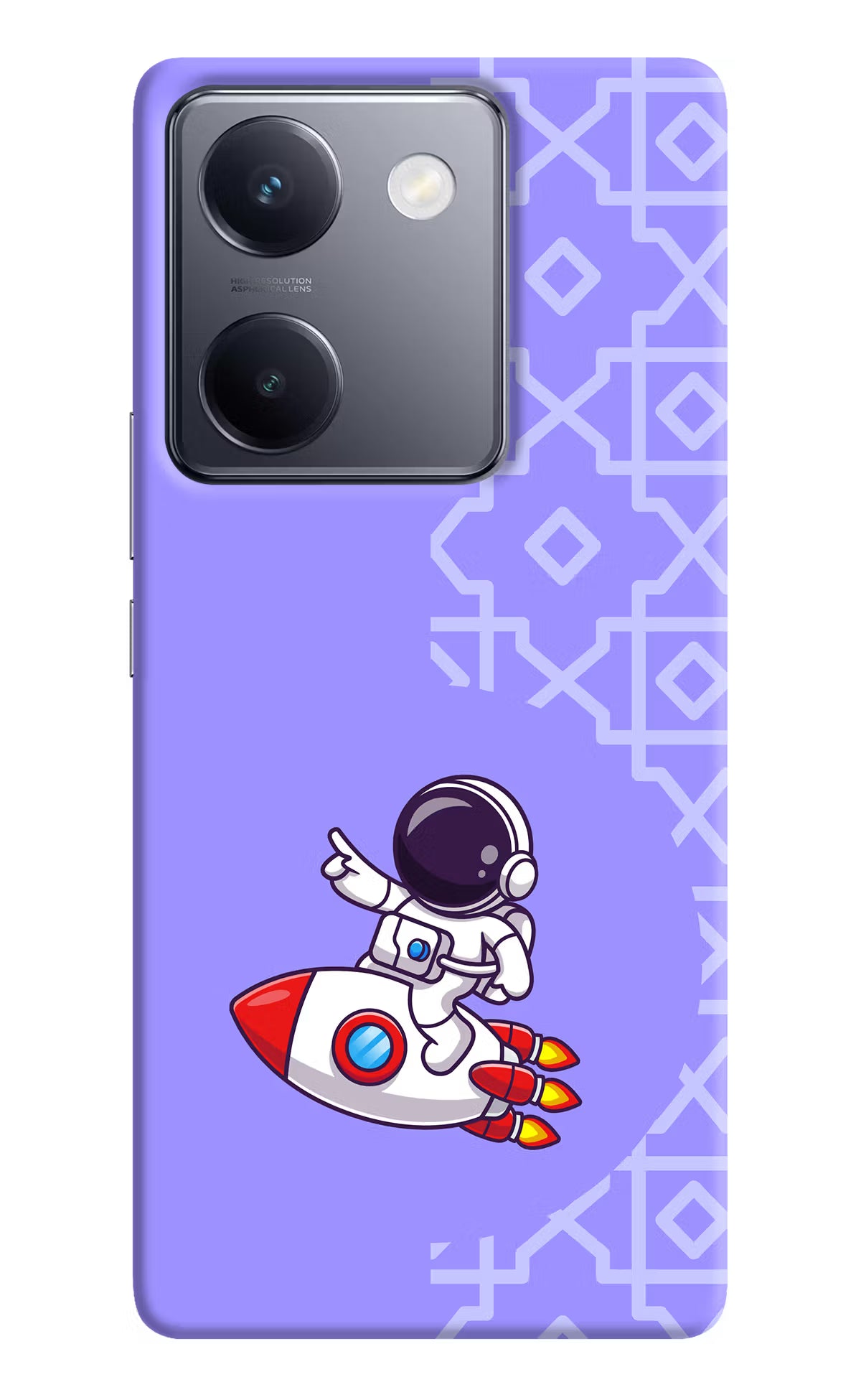 Cute Astronaut Vivo Y200 Pro Hard Case Back Cover by Casekaro