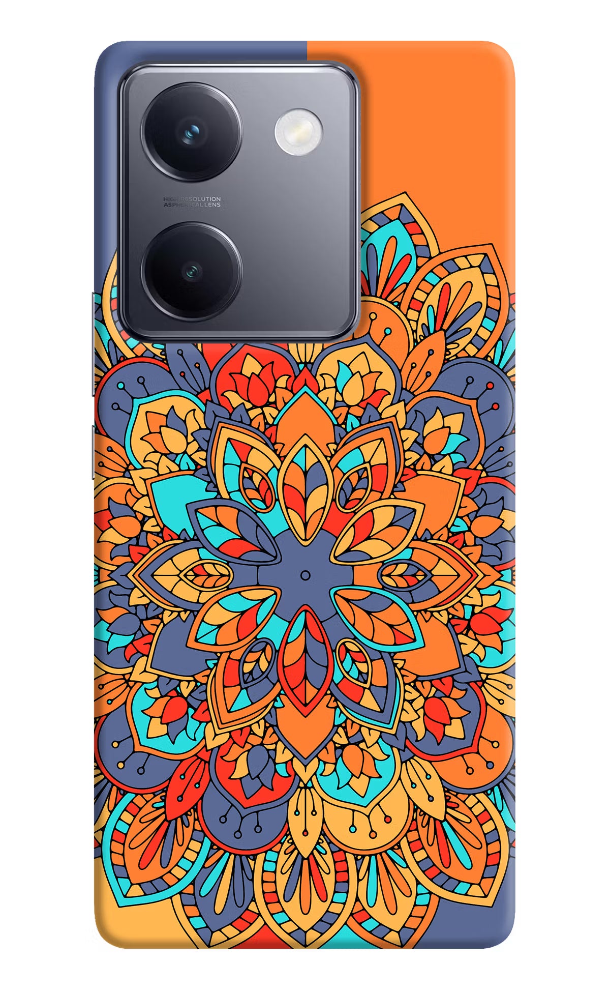 Color Mandala Vivo Y200 Pro Hard Case Back Cover by Casekaro