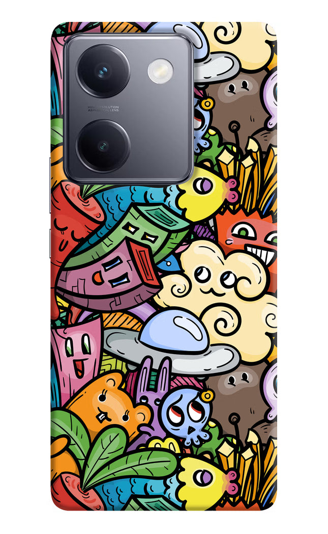 Veggie Doodle Vivo Y200 Pro Hard Case Back Cover by Casekaro