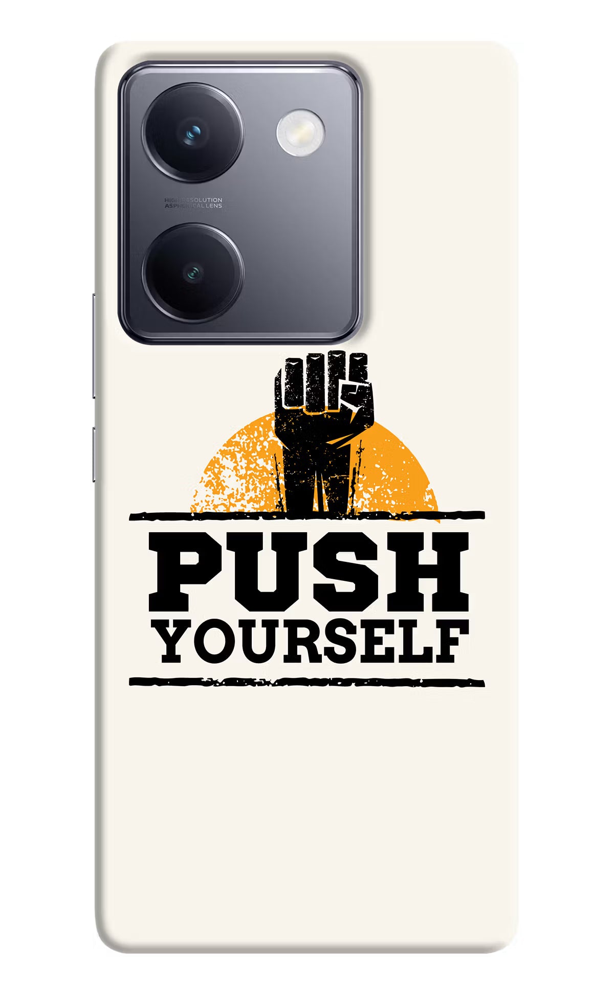 Push Yourself Vivo Y200 Pro Hard Case Back Cover by Casekaro