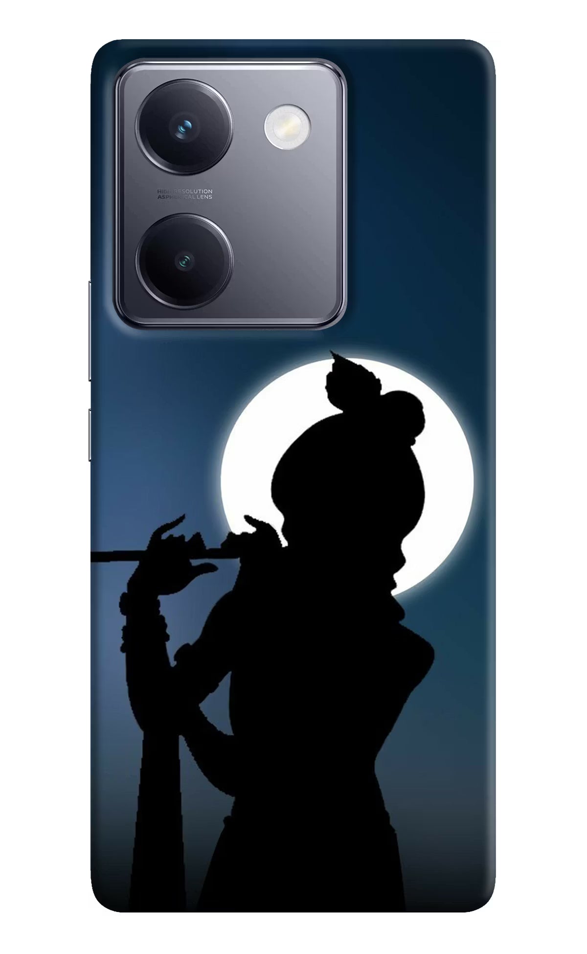 Shri Krishna Silhouette Vivo Y200 Pro Hard Case Back Cover by Casekaro