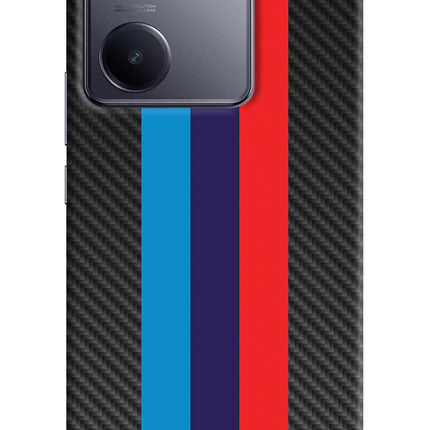 BMW Stripes Pattern Vivo Y200 Pro Hard Case Back Cover by Casekaro