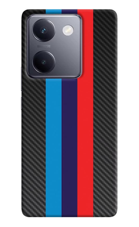 BMW Stripes Pattern Vivo Y200 Pro Hard Case Back Cover by Casekaro