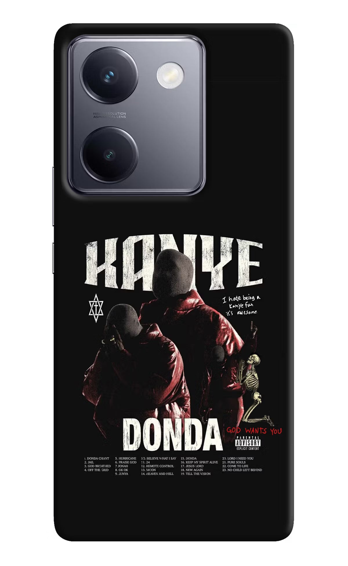 Donda Kanye West Vivo Y200 Pro Hard Case Back Cover by Casekaro