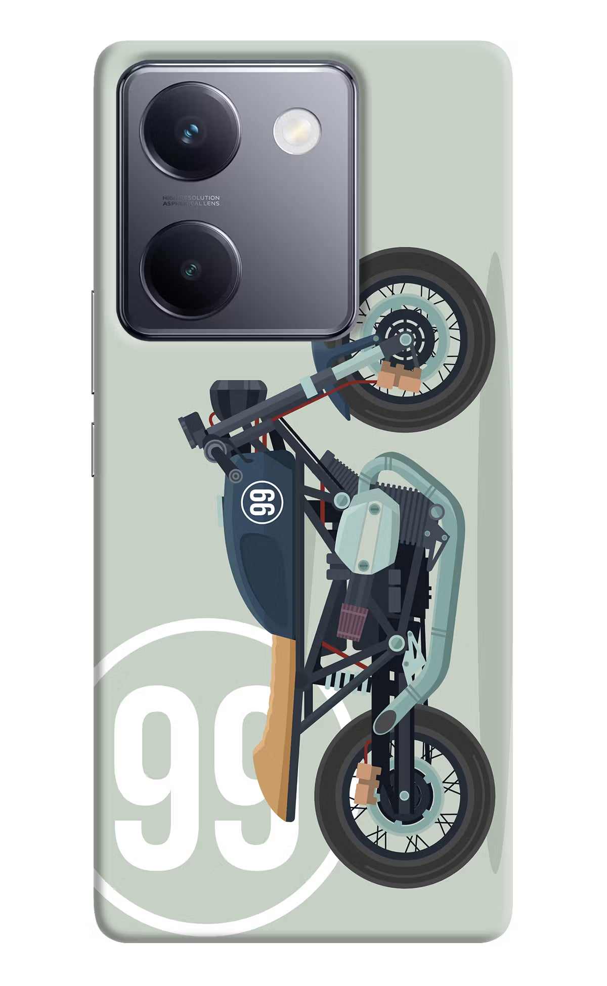 Classic Cafe Racer 99 Vivo Y200 Pro Hard Case Back Cover by Casekaro