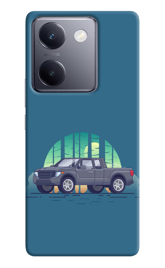 Retro Garage Vibe Vivo Y200 Pro Hard Case Back Cover by Casekaro