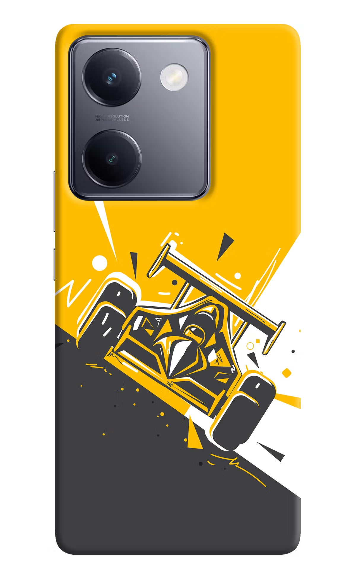 Track King Vivo Y200 Pro Hard Case Back Cover by Casekaro