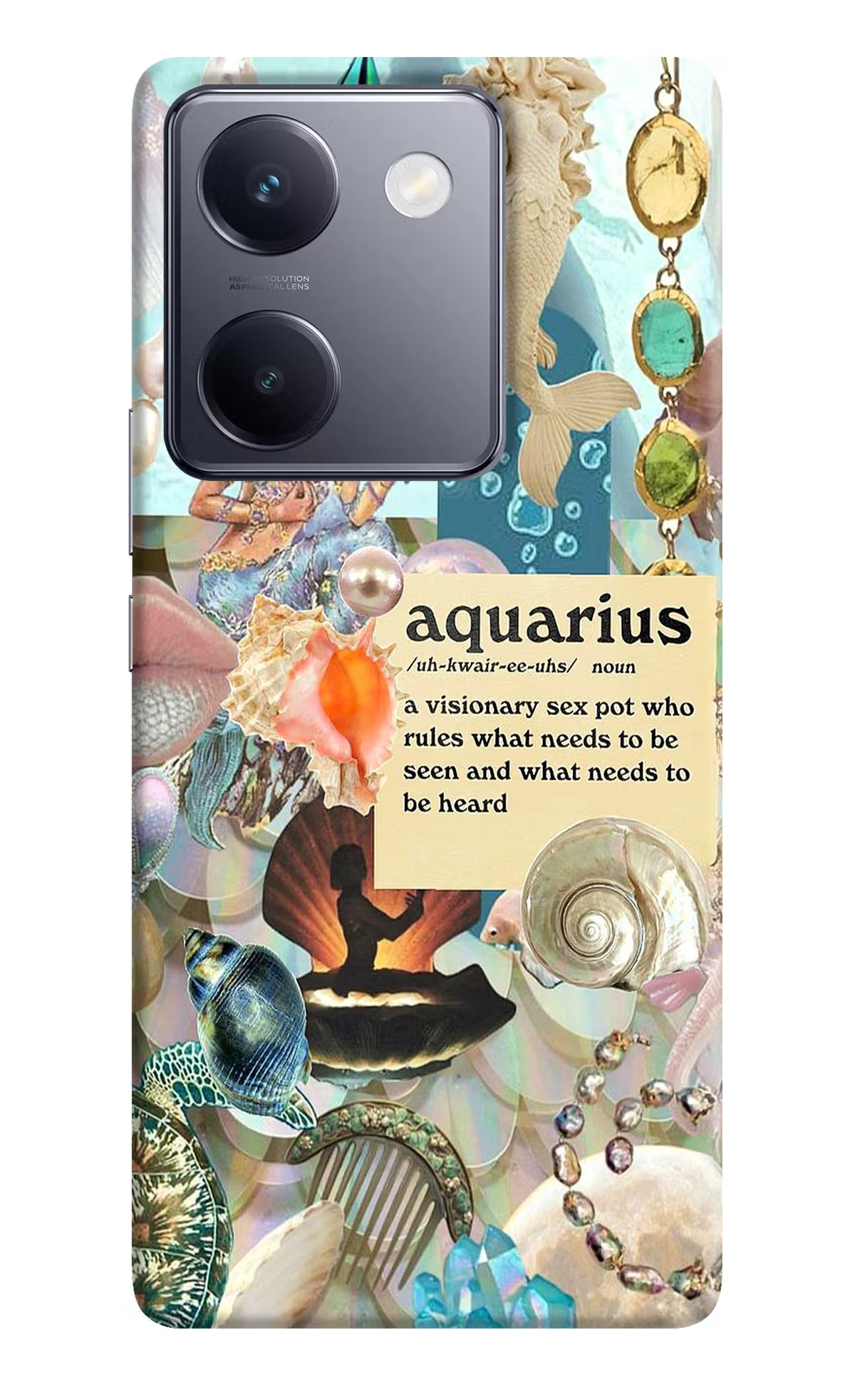 Aquarius Zodiac Vivo Y200 Pro Hard Case Back Cover by Casekaro
