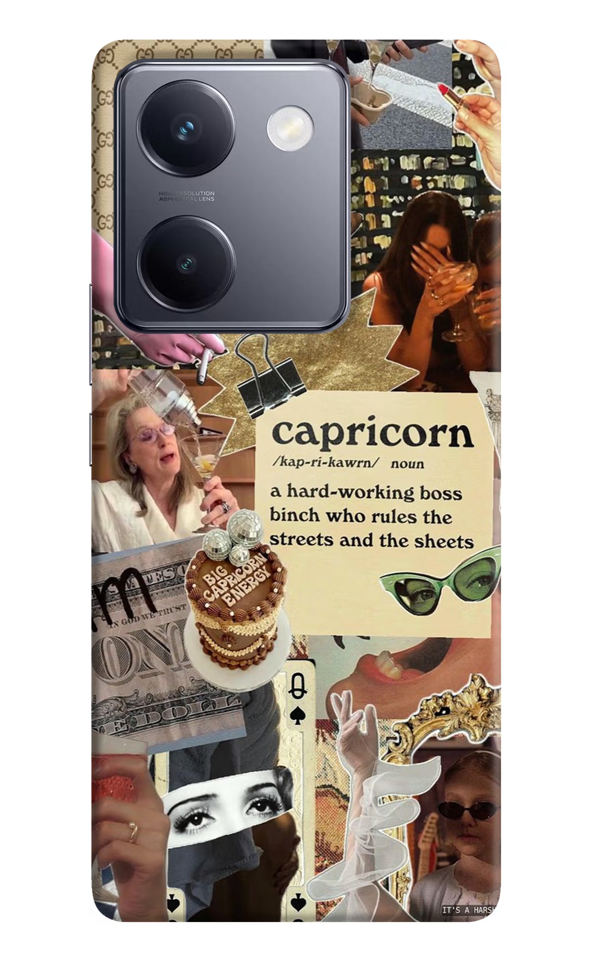 Capricorn Zodiac Vivo Y200 Pro Hard Case Back Cover by Casekaro
