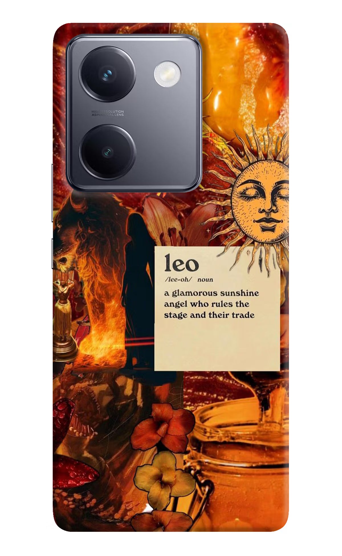 Leo Zodiac Vivo Y200 Pro Hard Case Back Cover by Casekaro