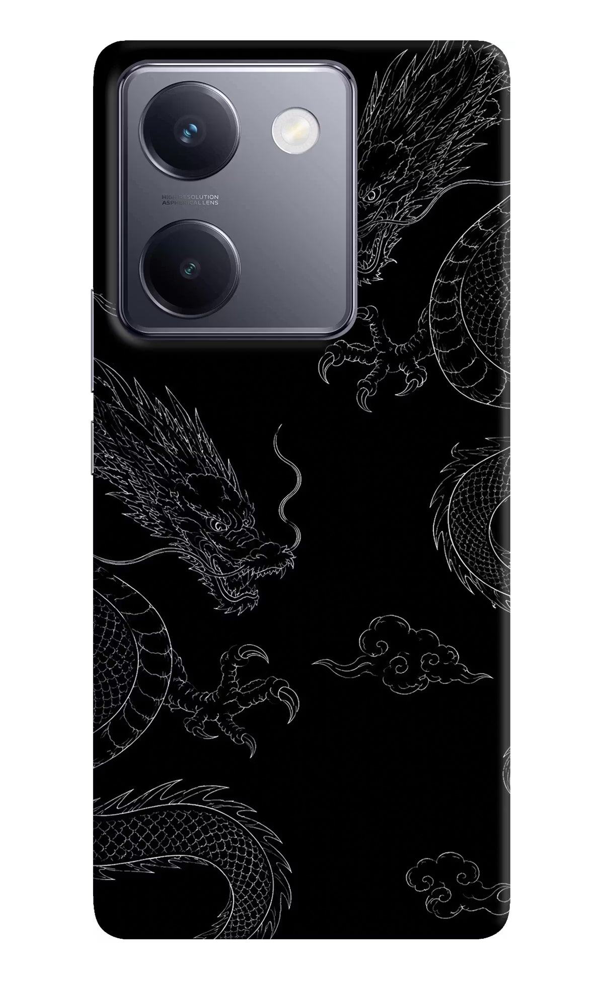 Twin Dragons Vivo Y200 Pro Hard Case Back Cover by Casekaro
