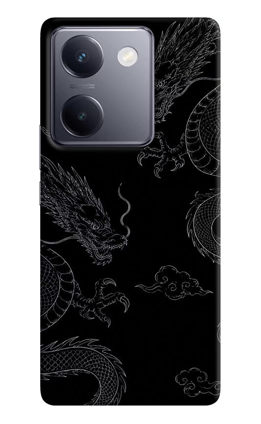 Twin Dragons Vivo Y200 Pro Hard Case Back Cover by Casekaro