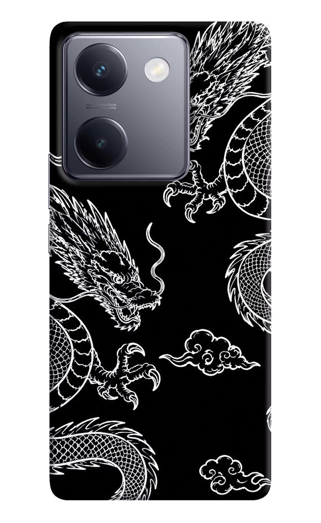 Twin Dragons Vivo Y200 Pro Hard Case Back Cover by Casekaro