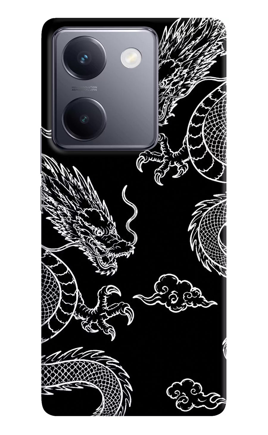 Twin Dragons Vivo Y200 Pro Back Cover, Hard case