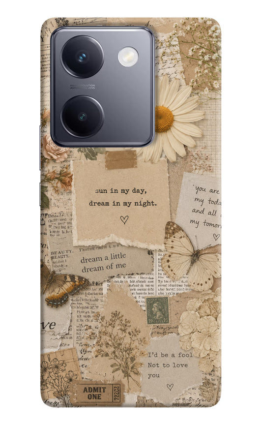 Vintage case Vivo Y200 Pro Hard Case Back Cover by Casekaro