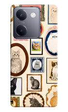 Mirror Cats Vivo Y200 Pro Hard Case Back Cover by Casekaro