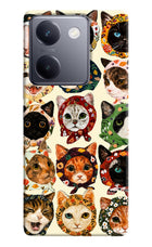 Cool Cat Vivo Y200 Pro Hard Case Back Cover by Casekaro