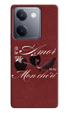 Velvet Cherry Vivo Y200 Pro Hard Case Back Cover by Casekaro
