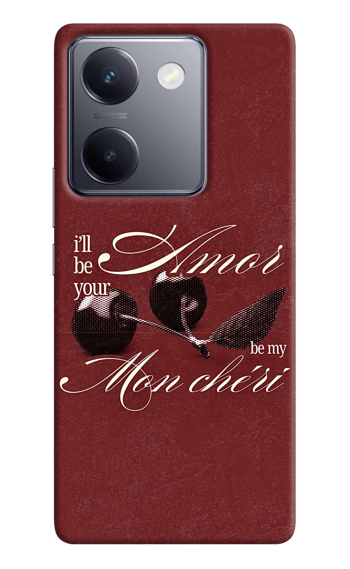 Velvet Cherry Vivo Y200 Pro Back Cover