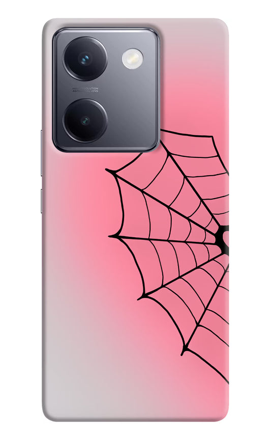 Pink Web Vivo Y200 Pro Hard Case Back Cover by Casekaro