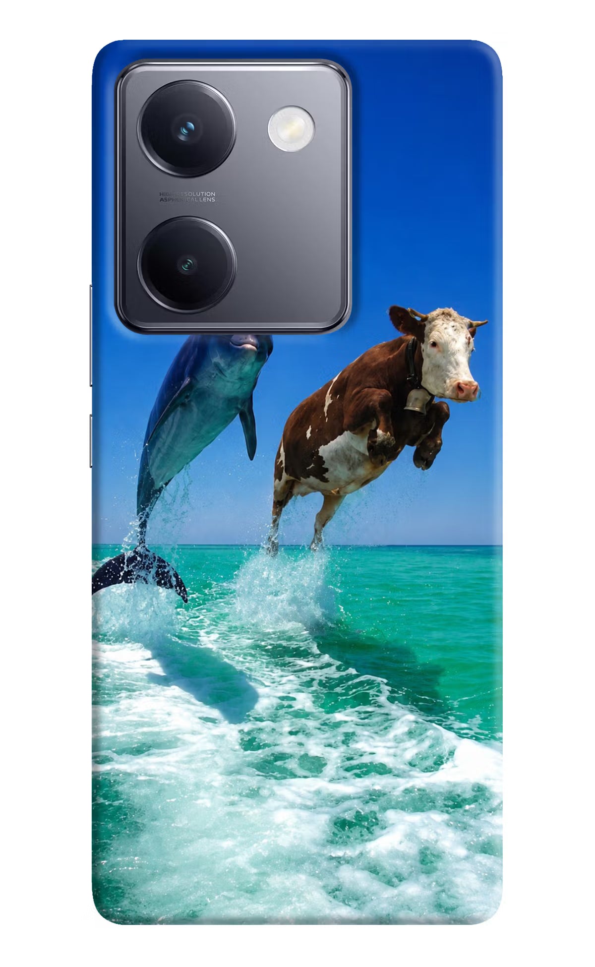 Dolphin vs Cow Vivo Y200 Pro Back Cover