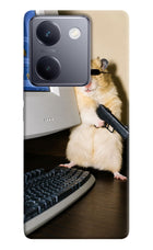 Hacker Hamster Vivo Y200 Pro Hard Case Back Cover by Casekaro