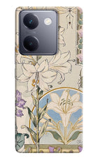 White Lily Vivo Y200 Pro Hard Case Back Cover by Casekaro