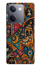 Folk Print Vivo Y200 Pro Hard Case Back Cover by Casekaro