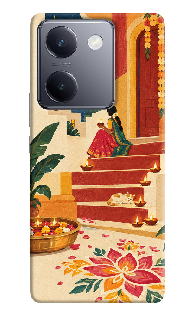 Diwali Rangoli Vivo Y200 Pro Hard Case Back Cover by Casekaro