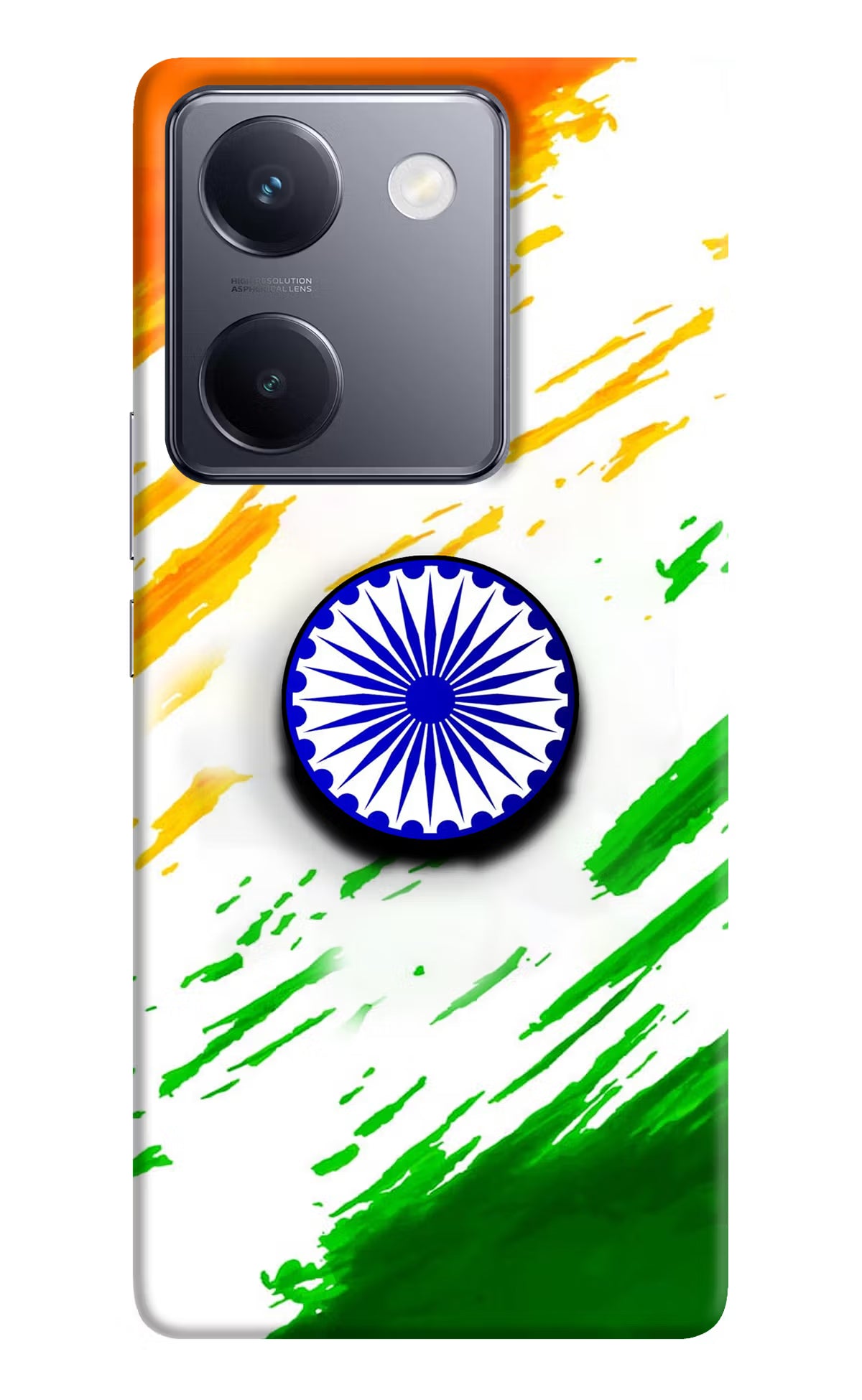 Indian Flag Ashoka Chakra Vivo Y200 Pro Pop Case by Casekaro