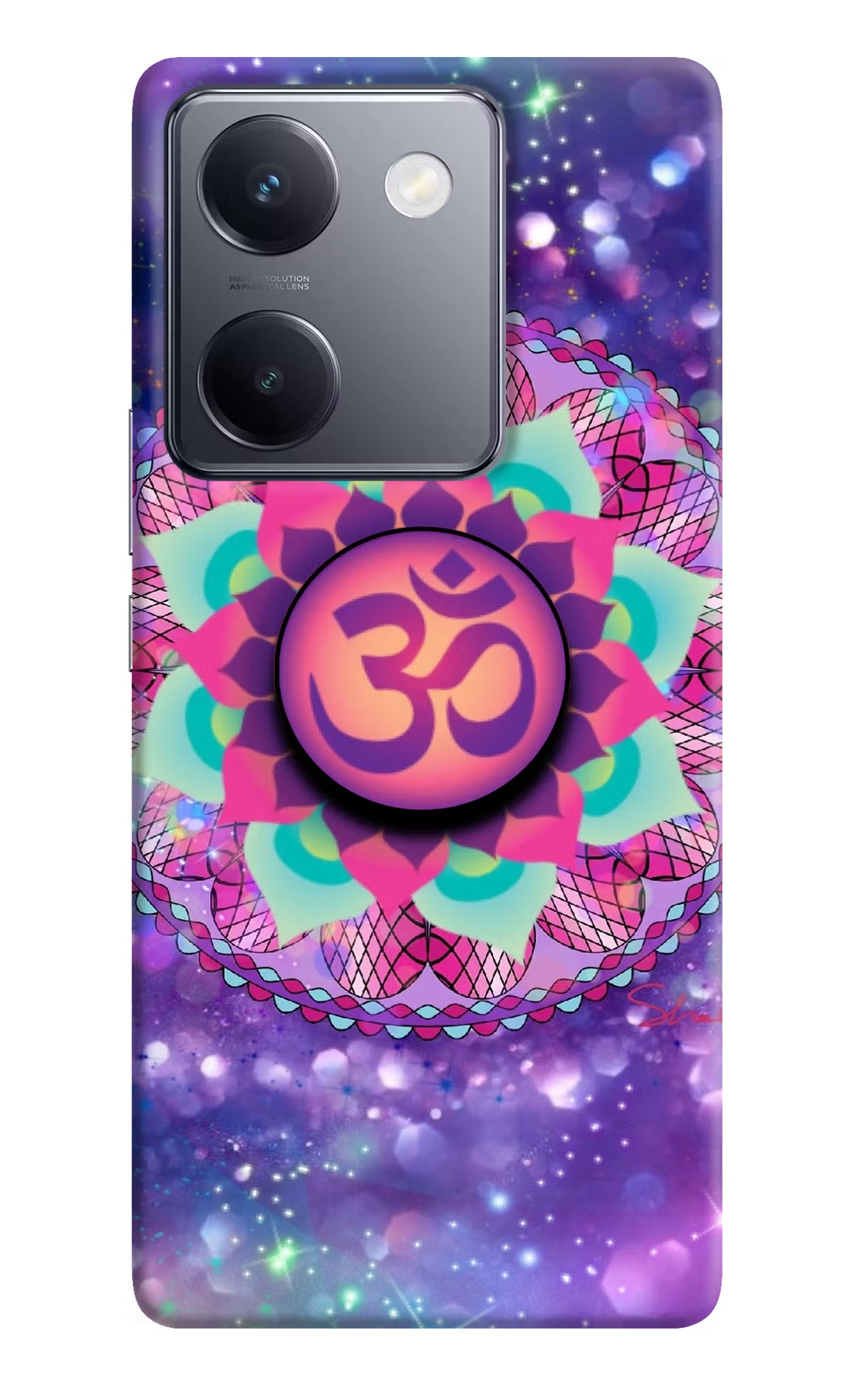 Om Purple Vivo Y200 Pro Pop Case by Casekaro