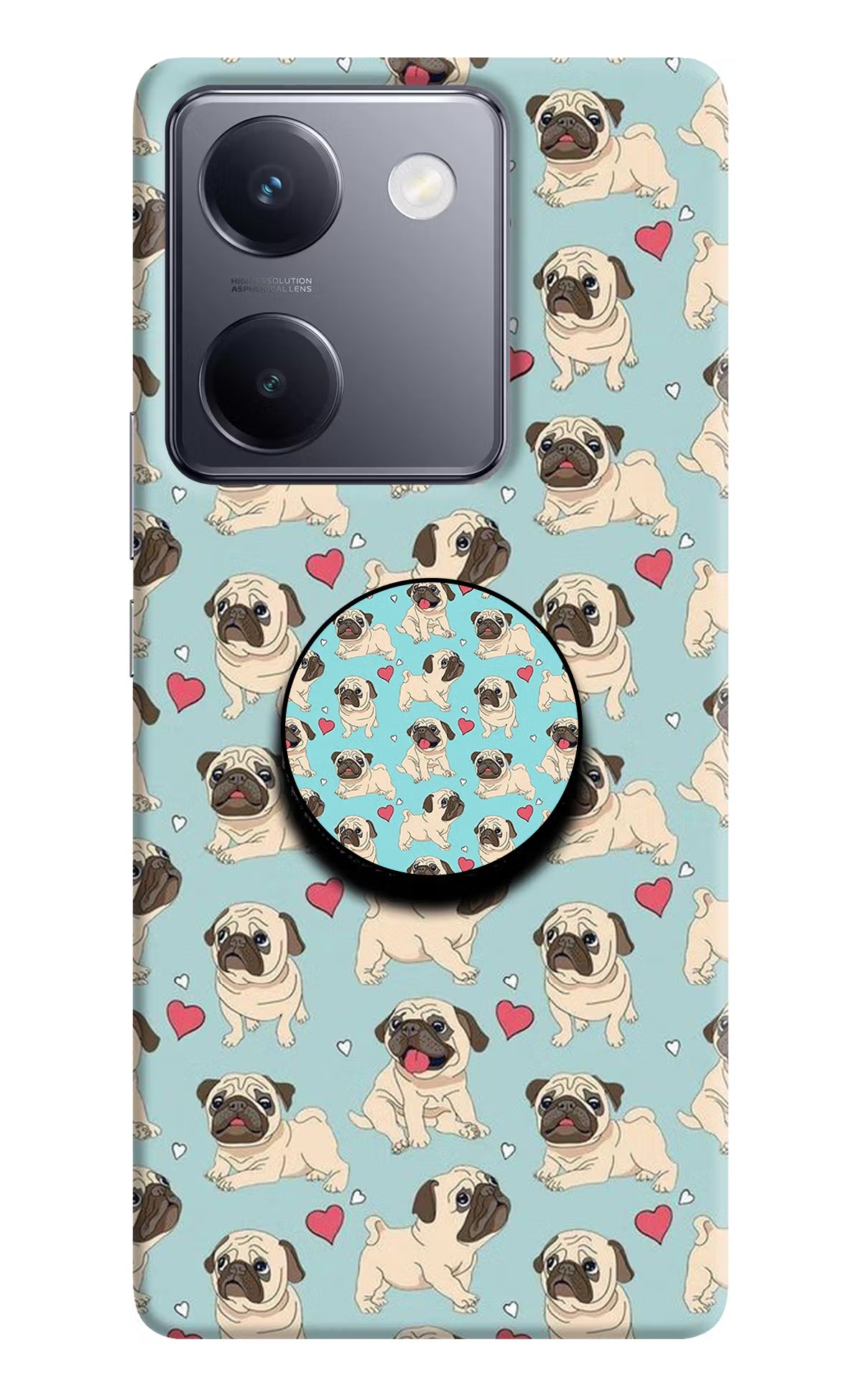 Pug Dog Vivo Y200 Pro Pop Case by Casekaro