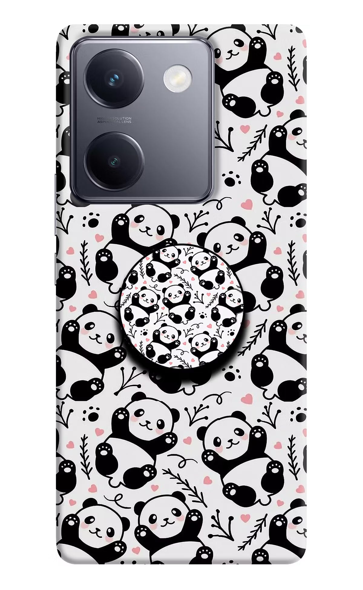 Cute Panda Vivo Y200 Pro Pop Case by Casekaro