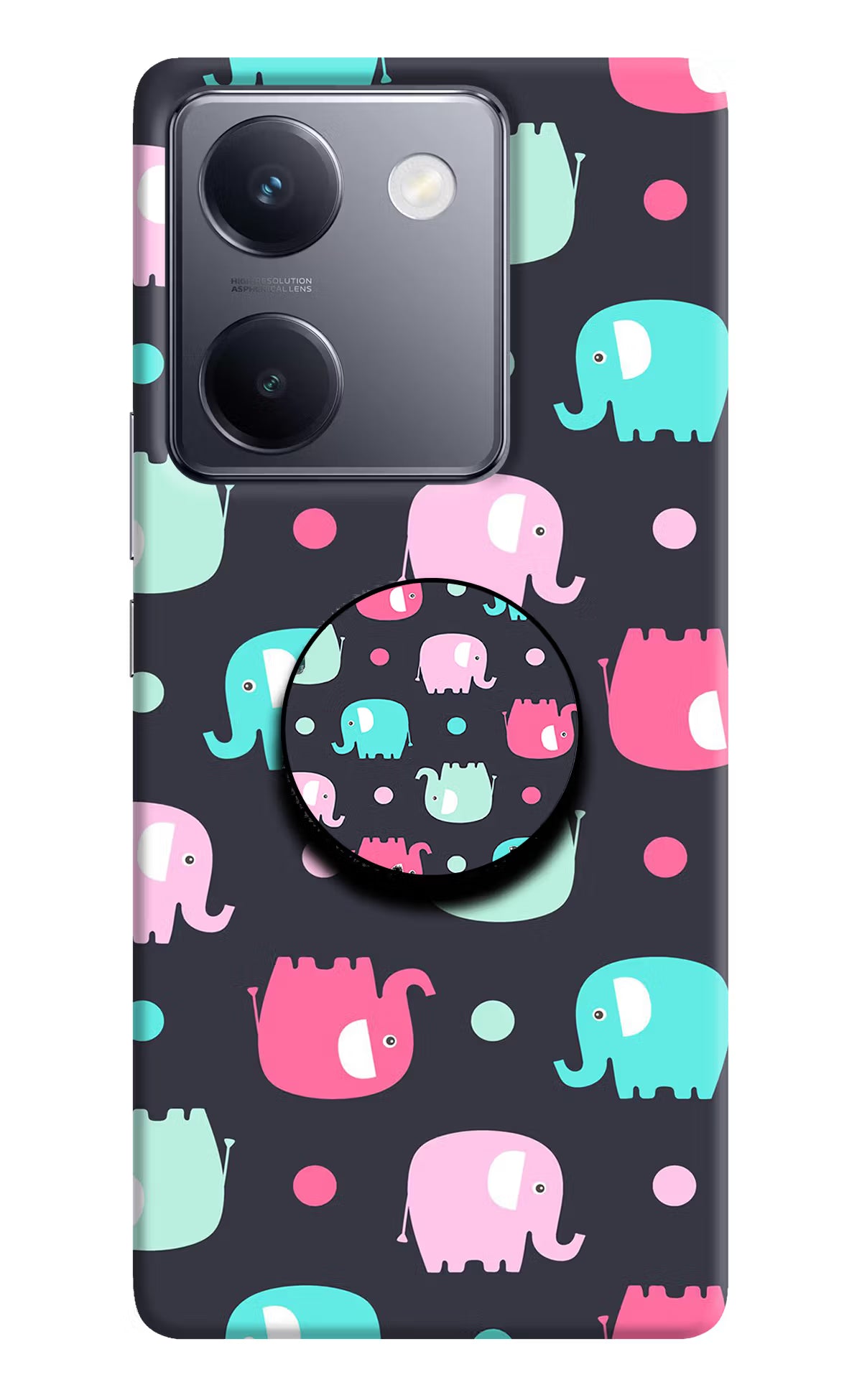 Baby Elephants Vivo Y200 Pro Pop Case by Casekaro