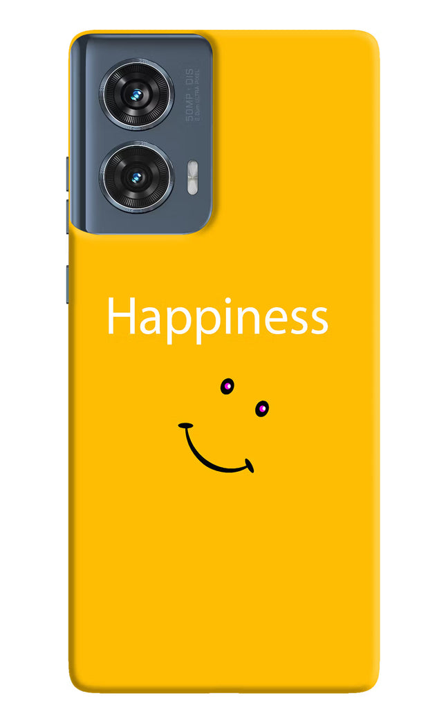 Happiness With Smiley Moto Edge 50 Fusion Hard Case Back Cover by Casekaro