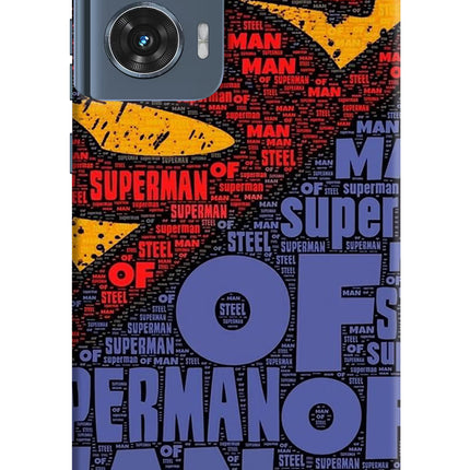 Superman Moto Edge 50 Fusion Hard Case Back Cover by Casekaro