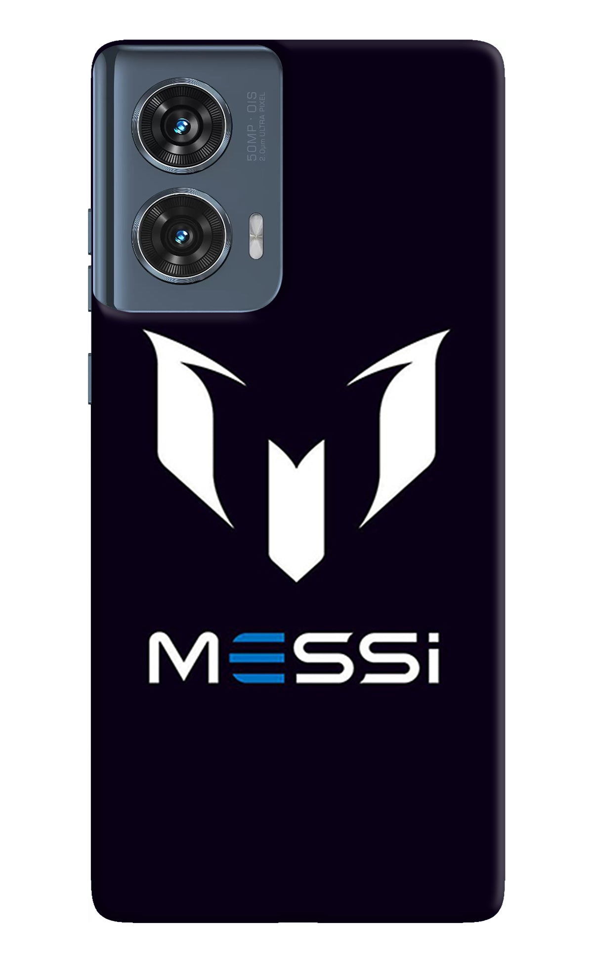 Messi Logo Moto Edge 50 Fusion Back Cover