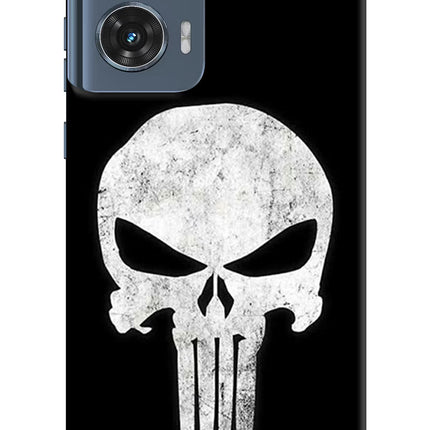 Punisher Skull Moto Edge 50 Fusion Hard Case Back Cover by Casekaro